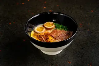 Рамен сырный с говядиной