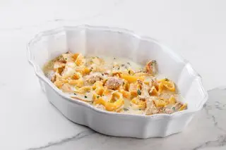 Паста с лесными грибами