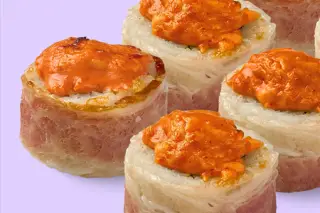 Запечённый с беконом