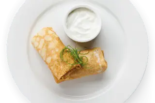 Блинчики с мясом