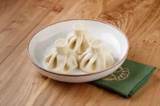 Хинкали с курицей отварные