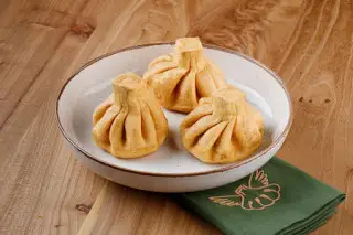 Хинкали с говядиной жареные