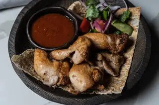 Шашлык из куриного бедра