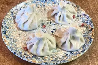 Хинкали с грибами