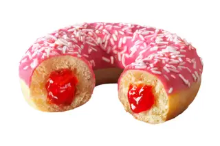 Донат Клубничный