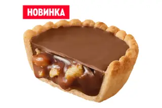 Мини-тарт карамельно-арахисовый