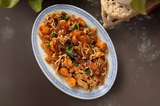 Лапша Чоу Фан с курицей