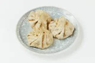 Хинкали с говядиной Жареные