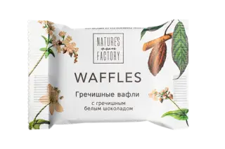 Гречишная вафля с белым шоколадом