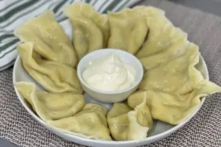 Курзе с яйцом (вареники)